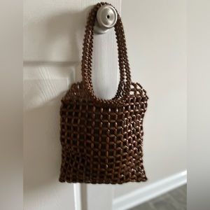 Beaded shoulder bag